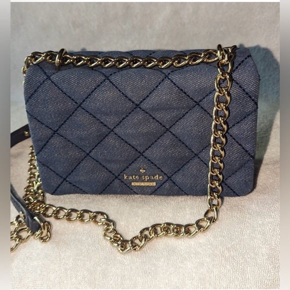 kate spade Bags Kate Spade Denim Crossbody Bag Like New Poshmark
